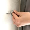 Modern Walnut Pipe Hook, 60 cm x 2 cm x 2 cm | 100% Rope, Wall-Mountable | Rustic & Humorous Design for Stylish Home Décor