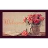 Durable PVC Doormat, 45 x 70 cm | 50% Nonwoven Felt & 50% PVC | Ideal for Indoor/Outdoor Use, Stylish & Functional Entryway Solution