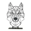 Stylish Black Decorative Object, 20 x 30 cm | 100% Metal (2 mm Thickness) | Wall-Mountable Design for Modern Home Decor & Art Display