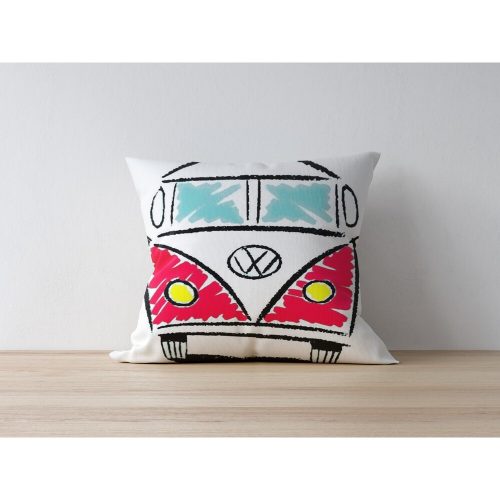 Stylish Cushion Cover, 43 x 43 cm, 50% Polyester & 50% Cotton | Digital Print, Machine Washable at 30°C | Perfect for Home Decor & Comfort