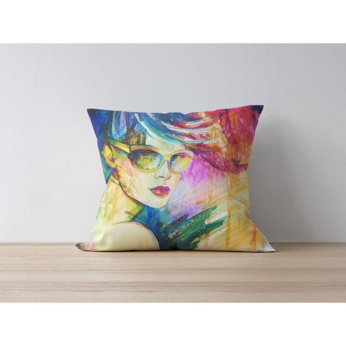Stylish Cushion Cover, 43 x 43 cm, 50% Polyester & 50% Cotton | Digital Print, Machine Washable at 30°C | Perfect for Home Decor & Comfort