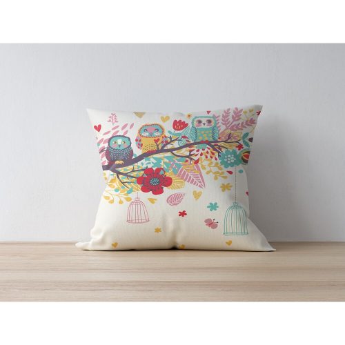 Stylish Cushion Cover, 43 x 43 cm, 50% Polyester & 50% Cotton | Digital Print, Machine Washable at 30°C | Perfect for Home Decor & Comfort