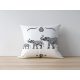 Stylish Cushion Cover, 43 x 43 cm, 50% Polyester & 50% Cotton | Digital Print, Machine Washable at 30°C | Perfect for Home Decor & Comfort
