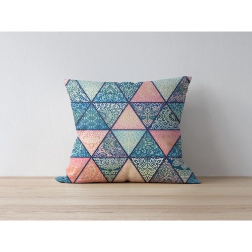 Stylish Cushion Cover, 43 x 43 cm, 50% Polyester & 50% Cotton | Digital Print, Machine Washable at 30°C | Perfect for Home Decor & Comfort