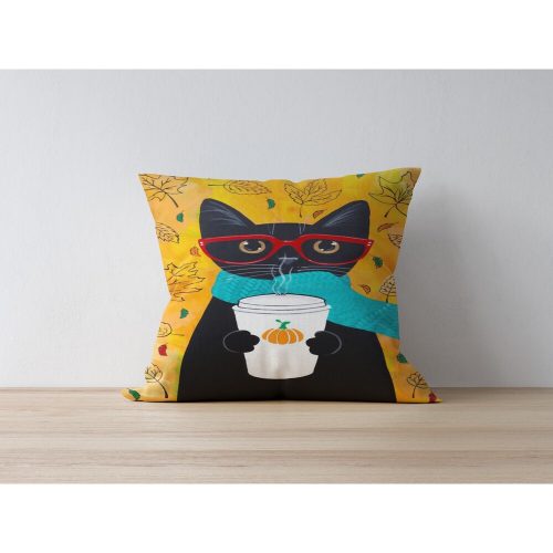 Stylish Cushion Cover, 43 x 43 cm, 50% Polyester & 50% Cotton | Digital Print, Machine Washable at 30°C | Perfect for Home Decor & Comfort