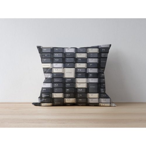 Stylish Cushion Cover, 43 x 43 cm, 50% Polyester & 50% Cotton | Digital Print, Machine Washable at 30°C | Perfect for Home Decor & Comfort