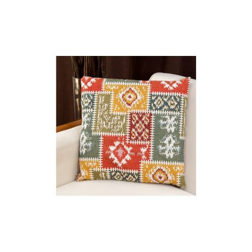 Yellow Polycotton Cushion, 15 x 45 x 15 cm | Machine Washable at 30°C, Removable Cover, Soft Fiber Filling | Perfect for Home Decor & Comfort