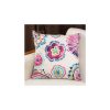 Soft Pink Cushion (15 x 45 x 15 cm), 100% Polycotton, Machine Washable at 30°C, Removable Cover, Fiber Filling | Perfect for Home Decor & Comfort