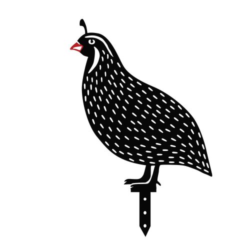 Decorative Garden Metal Accessory Set (5 Pieces), Black, Various Sizes | 100% Metal, Thickness: 1.2 mm | Stylish & Durable Garden Décor for Any Outdoor Space