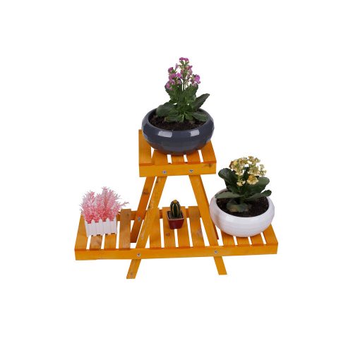 Elegant Black Wooden Jardiniere, Special Design, 50 x 70 x 24 cm | Durable Wooden Body | Perfect for Indoor & Outdoor Plant Display
