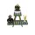 Special Design Wooden Jardiniere, Green Color, 50 x 70 x 24 cm | Durable Wooden Body | Perfect for Indoor & Outdoor Plant Display, Stylish & Functional