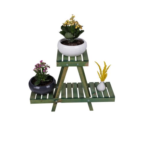 Special Design Wooden Jardiniere, Green Color, 50 x 70 x 24 cm | Durable Wooden Body | Perfect for Indoor & Outdoor Plant Display, Stylish & Functional