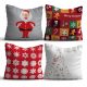 Premium Cushion Set (4 Pieces), 43 x 43 cm, 50% Cotton/50% Polyester | Digital Print, Machine Washable at 30°C | Stylish Comfort for Home Decor