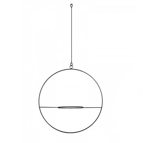 Stylish Black Metal Jardiniere, 25 x 25 x 25 cm | 100% Durable Metal | Perfect for Indoor & Outdoor Plants, Elegant Design for Home Décor