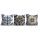 Soft & Stylish Cushion Set (3 Pieces), 43 x 43 cm | 50% Cotton/50% Polyester, Silicone Filling | Machine Washable at 30°C, Ironable, Digital Print