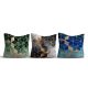 Soft & Stylish Cushion Set (3 Pieces), 43 x 43 cm | 50% Cotton/50% Polyester, Silicone Filling | Machine Washable at 30°C, Ironable, Digital Print
