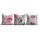 Soft & Stylish Cushion Set (3 Pieces), 43 x 43 cm | 50% Cotton/50% Polyester, Silicone Filling | Machine Washable at 30°C, Ironable, Digital Print