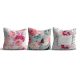 Soft & Stylish Cushion Set (3 Pieces), 43 x 43 cm | 50% Cotton/50% Polyester, Silicone Filling | Machine Washable at 30°C, Ironable, Digital Print