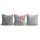 Stylish Cushion Cover Set (3 Pieces), 43 x 43 cm | 50% Cotton & 50% Polyester, Machine Washable at 30°C, Ironable, Digital Print | Perfect for Home Decor