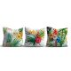 Stylish Cushion Cover Set (3 Pieces), 43 x 43 cm | 50% Cotton & 50% Polyester, Machine Washable at 30°C, Ironable, Digital Print | Perfect for Home Decor