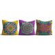 Stylish Cushion Cover Set (3 Pieces), 43 x 43 cm | 50% Cotton & 50% Polyester, Machine Washable at 30°C, Ironable, Digital Print | Perfect for Home Decor