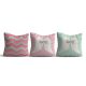 Stylish Cushion Cover Set (3 Pieces), 43 x 43 cm | 50% Cotton & 50% Polyester, Machine Washable at 30°C, Ironable, Digital Print | Perfect for Home Decor