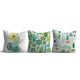 Stylish Cushion Cover Set (3 Pieces), 43 x 43 cm | 50% Cotton & 50% Polyester, Machine Washable at 30°C, Ironable, Digital Print | Perfect for Home Decor