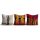 Stylish Cushion Cover Set (3 Pieces), 43 x 43 cm | 50% Cotton & 50% Polyester, Machine Washable at 30°C, Ironable, Digital Print | Perfect for Home Decor