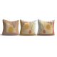 Stylish Cushion Cover Set (3 Pieces), 43 x 43 cm | 50% Cotton & 50% Polyester, Machine Washable at 30°C, Ironable, Digital Print | Perfect for Home Decor