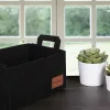 Stylish Black Felt Basket, 30 x 20 x 15 cm | 100% Durable Felt Material | Perfect for Organizing Home, Office & Storage Solutions