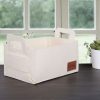 Stylish Cream Felt Basket, 30 x 20 x 15 cm | 100% Soft Felt Material | Perfect for Organizing Home, Office & Nursery | Chic & Functional Storage Solution
