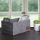 Stylish Grey Felt Basket, 30 x 20 x 15 cm | 100% Durable Felt | Perfect for Organizing Home, Office & Storage Solutions | Chic & Functional Design