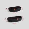 Handmade Cotton Bread Basket Set (3 Pieces), Black Jute Rope, 12 x 22 x 5 cm | Stylish & Functional Storage for Kitchen & Dining | Perfect for Bread & More