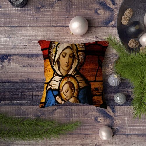 Soft & Stylish Cushion (43 x 43 cm), 50% Cotton/50% Polyester, Machine Washable at 30°C, Ironable, Silicone Filling, Lightweight 400g | Perfect for Home Decor