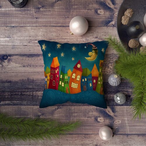 Stylish Cushion Cover, 43 x 43 cm, 50% Polyester & 50% Cotton | Digital Print, Machine Washable at 30°C | Perfect for Home Decor & Comfort