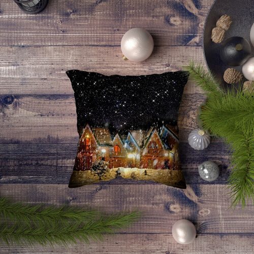 Soft & Stylish Cushion (43 x 43 cm), 50% Cotton/50% Polyester, Machine Washable at 30°C, Ironable, Silicone Filling, Lightweight 400g | Perfect for Home Decor