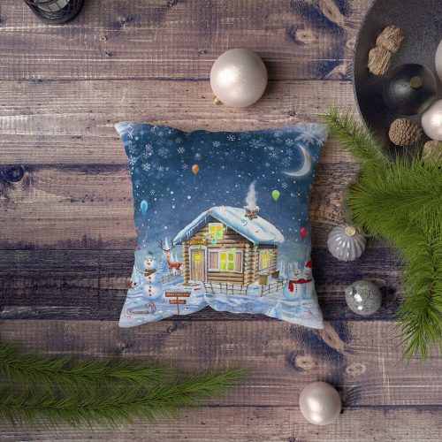 Stylish Cushion Cover, 43 x 43 cm, 50% Polyester & 50% Cotton | Digital Print, Machine Washable at 30°C | Perfect for Home Decor & Comfort