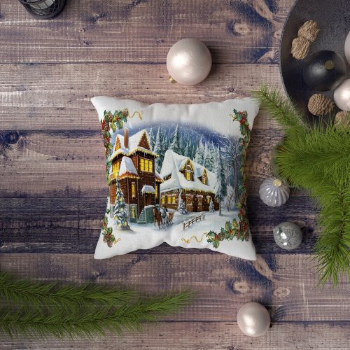 Stylish Cushion Cover, 43 x 43 cm, 50% Polyester & 50% Cotton | Digital Print, Machine Washable at 30°C | Perfect for Home Decor & Comfort