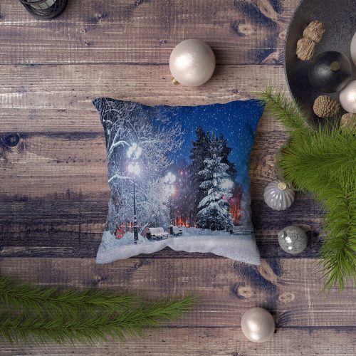 Stylish Cushion Cover, 43 x 43 cm, 50% Polyester & 50% Cotton | Digital Print, Machine Washable at 30°C | Perfect for Home Decor & Comfort