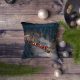 Stylish Cushion Cover, 43 x 43 cm, 50% Polyester & 50% Cotton | Digital Print, Machine Washable at 30°C | Perfect for Home Decor & Comfort