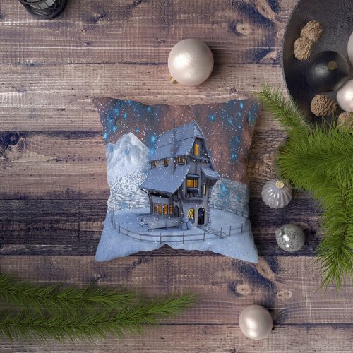 Stylish Cushion Cover, 43 x 43 cm, 50% Polyester & 50% Cotton | Digital Print, Machine Washable at 30°C | Perfect for Home Decor & Comfort