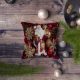 Soft & Stylish Cushion (43 x 43 cm), 50% Cotton/50% Polyester, Machine Washable at 30°C, Ironable, Silicone Filling, Lightweight 400g | Perfect for Home Decor