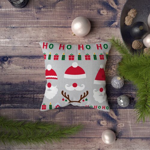 Soft & Stylish Cushion (43 x 43 cm), 50% Cotton/50% Polyester, Machine Washable at 30°C, Ironable, Silicone Filling, Lightweight 400g | Perfect for Home Decor