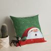 Soft & Stylish Cushion (43 x 43 cm), 50% Cotton/50% Polyester, Washable & Ironable, Concealed Zip, Silicone Filling | Perfect for Home Decor & Comfort