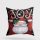 Soft & Stylish Cushion (43 x 43 cm), 50% Cotton/50% Polyester, Washable & Ironable, Concealed Zip, Silicone Filling | Perfect for Home Decor & Comfort