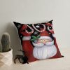 Soft & Stylish Cushion (43 x 43 cm), 50% Cotton/50% Polyester, Washable & Ironable, Concealed Zip, Silicone Filling | Perfect for Home Decor & Comfort
