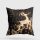 Soft & Stylish Cushion (43 x 43 cm), 50% Cotton/50% Polyester, Washable & Ironable, Concealed Zip, Silicone Filling | Perfect for Home Decor & Comfort