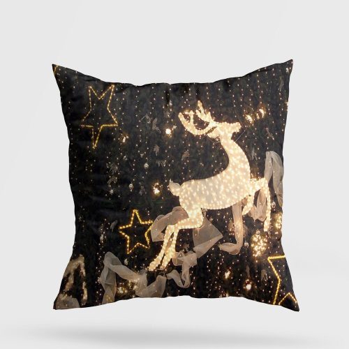 Soft & Stylish Cushion (43 x 43 cm), 50% Cotton/50% Polyester, Washable & Ironable, Concealed Zip, Silicone Filling | Perfect for Home Decor & Comfort