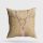 Soft & Stylish Cushion (43 x 43 cm), 50% Cotton/50% Polyester, Washable & Ironable, Concealed Zip, Silicone Filling | Perfect for Home Decor & Comfort