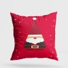 Soft & Stylish Cushion (43 x 43 cm), 50% Cotton/50% Polyester, Washable & Ironable, Concealed Zip, Silicone Filling | Perfect for Home Decor & Comfort